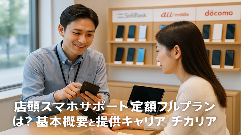 1. 店頭スマホサポート定額フルプランとは？基本概要と提供キャリア