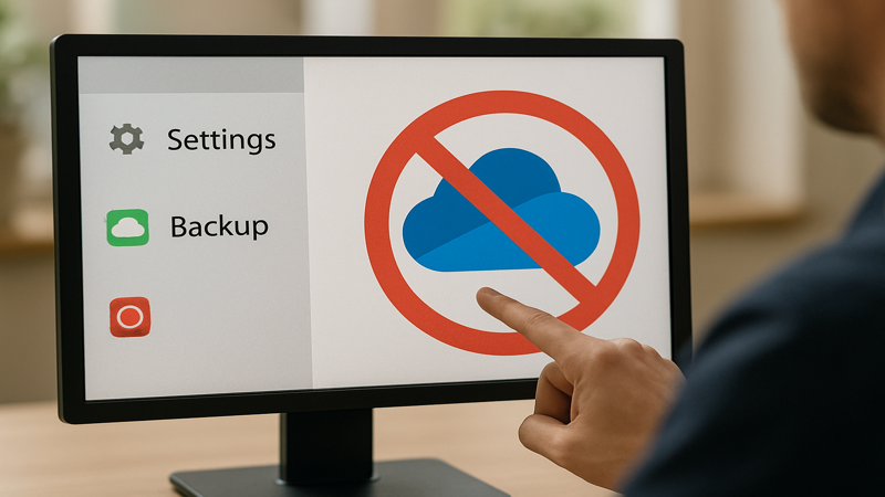 3.OneDriveバックアップを完全に無効化する方法