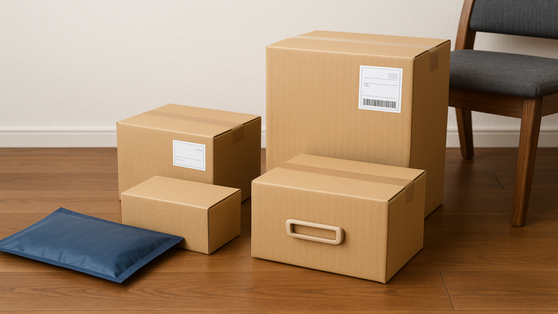 2.商品サイズ別おすすめの発送方法