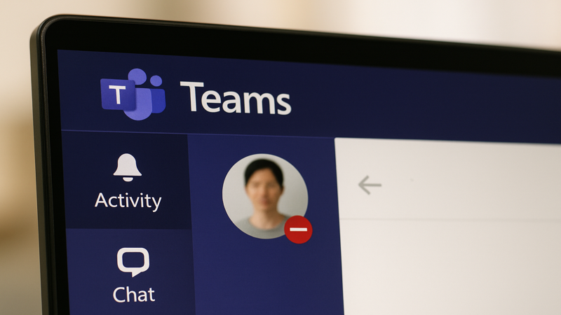 1. Teamsのオフライン表示は相手にバレるのか