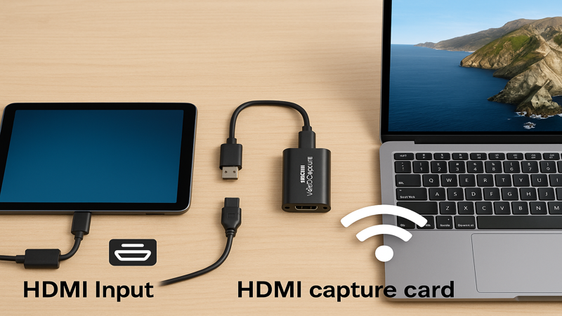 2.タブレットをHDMIでモニター代わりにする接続方法