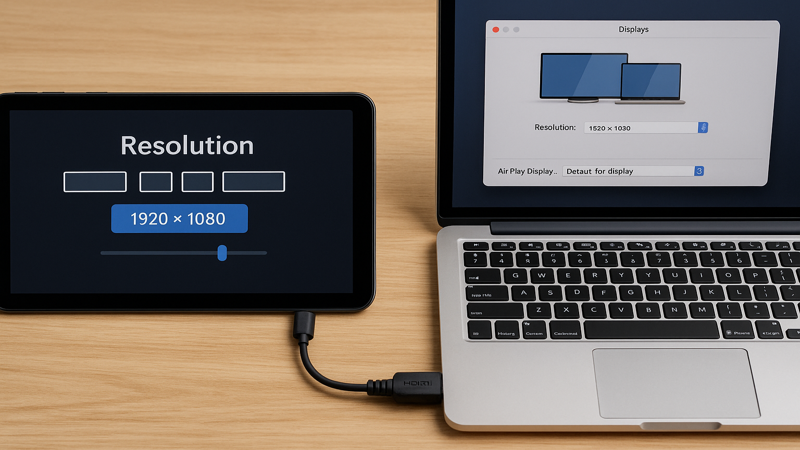 3.タブレットをモニター代わりにする具体的な設定手順
