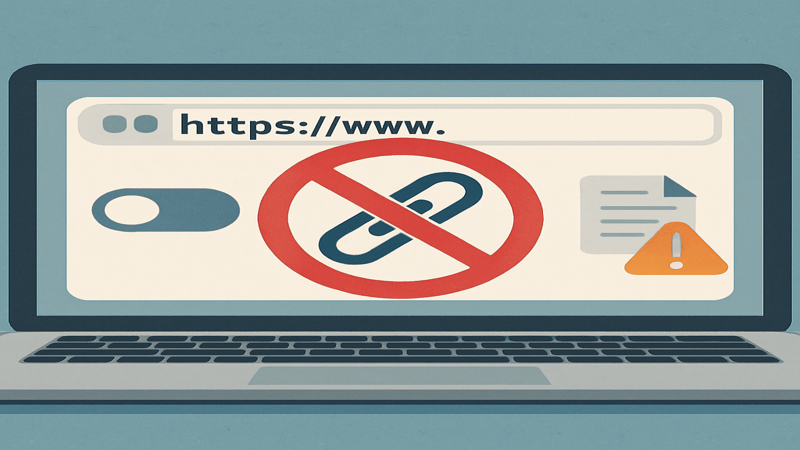 1.URLをコピーしてもリンクにならない主な原因