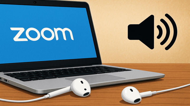 1.Zoomでイヤホンをしても音が出る原因と症状