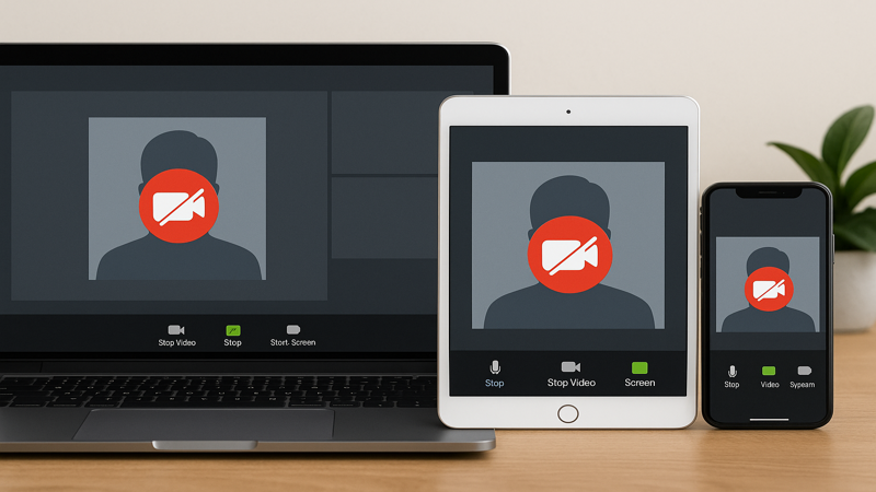 2.Zoom でマイビデオをオフにする設定方法