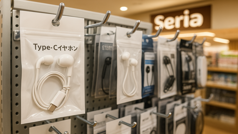 1.セリアでタイプCイヤホンは買える?取り扱い状況と基本情報