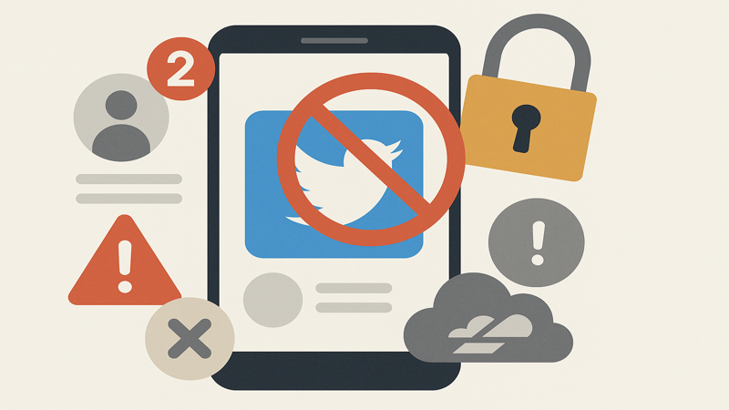 1.ツイッター(X)の名前変更ができない主な原因