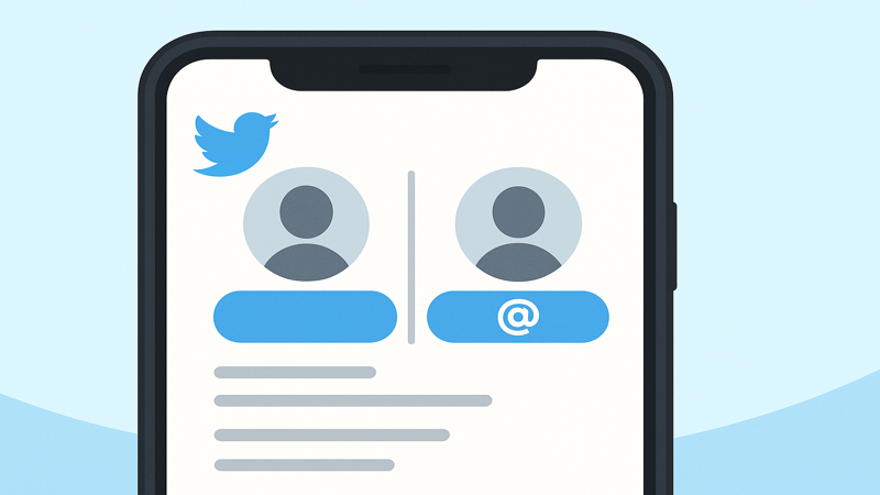 2.ツイッター(X)で表示される「名前」と「ユーザー名」の違い