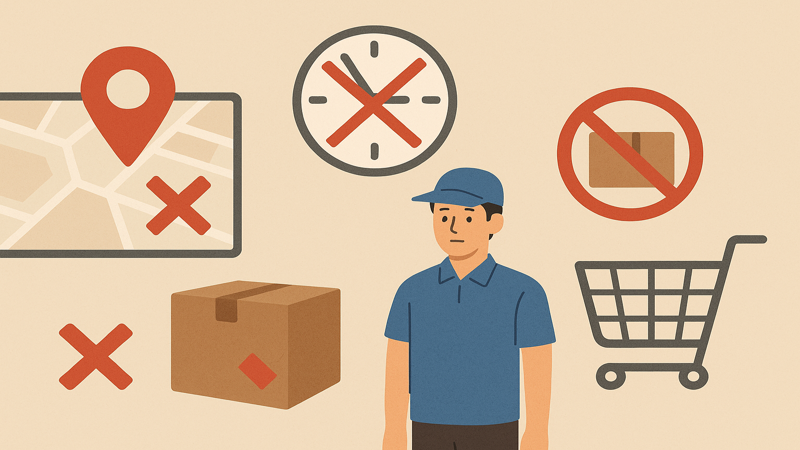 1.ZOZOTOWNの即日配送が選択できない主な原因