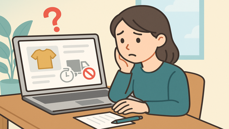 3.即日配送が選択できない時の確認ポイント