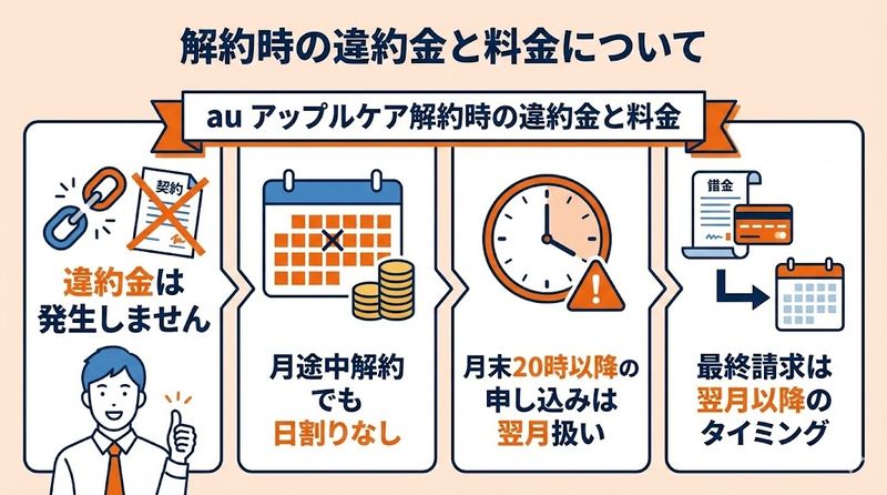 3. 解約時の違約金と料金について