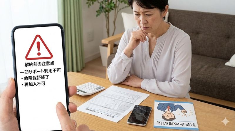 3. 解約前に知っておくべき注意点とデメリット