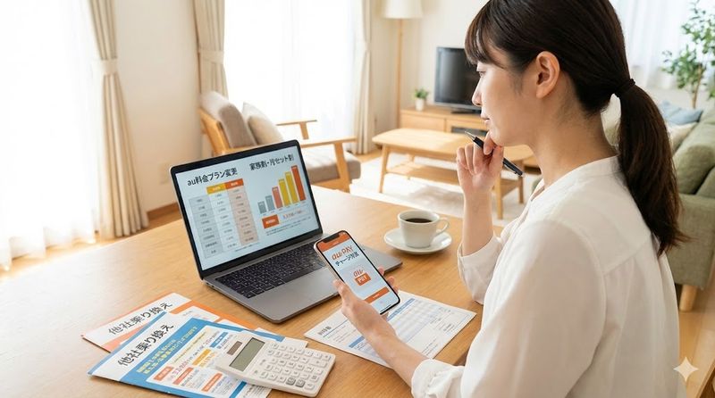 4.au料金を安くするための見直しポイント