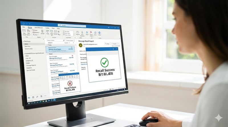 3.送信取り消しの成功確認と結果の見方