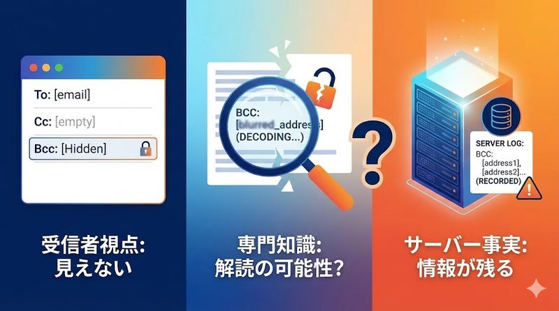 2.bccは本当に相手にバレない?気になる疑問を解消