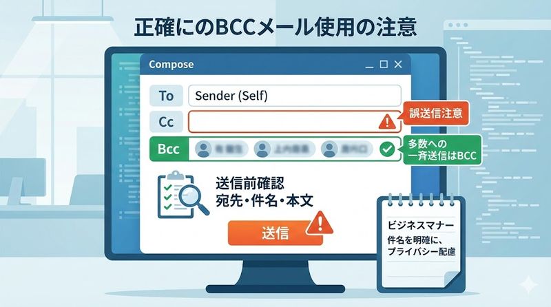 3.bccを使ったメール送信の正しい方法と注意点