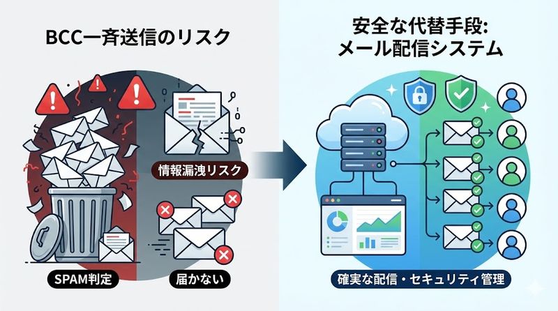4.bccで一斉送信するリスクと安全な代替手段