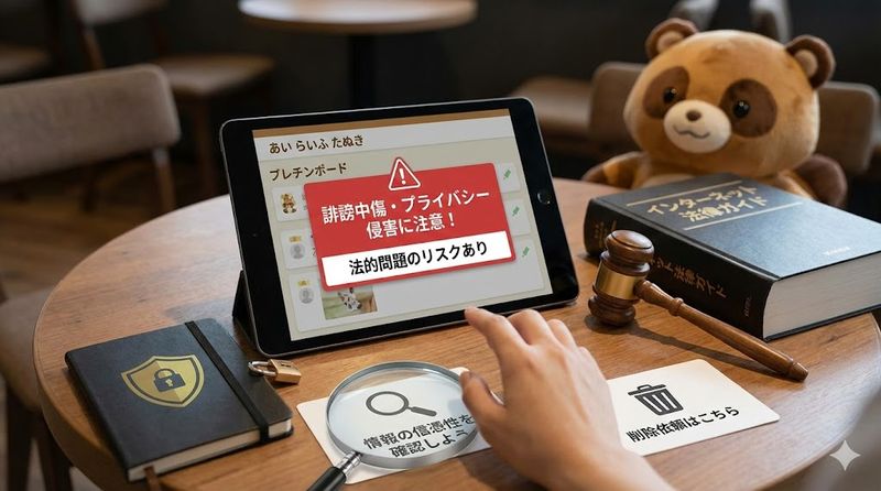 3.あい らいふ たぬきで注意すべきこと