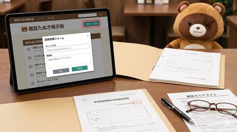 4.雑談たぬき掲示板の運営体制