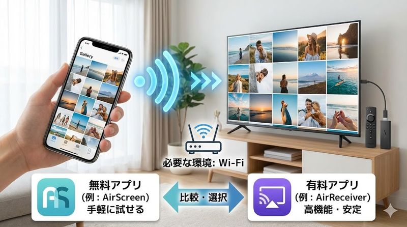 1.iPhoneをFireTVにミラーリングする基本知識