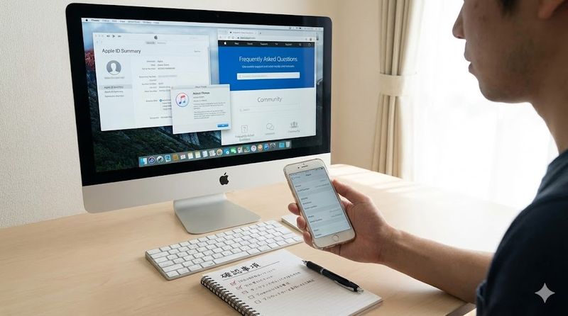 4.iTunesサポートに問い合わせる前の準備と確認事項
