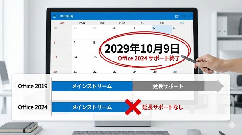 1.Office2024のサポート期限の基本情報
