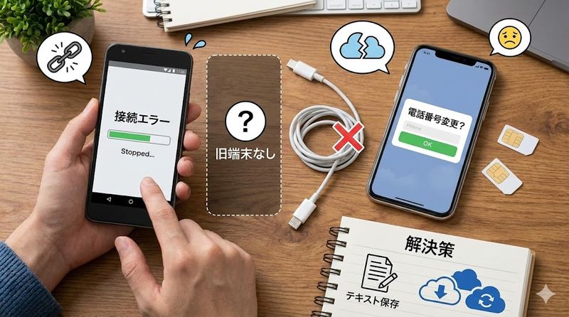 4.アンドロイドからiPhoneへのLINE引き継ぎでよくあるトラブルと対処法