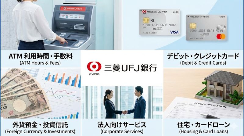 4.三菱UFJ銀行の便利なサービス