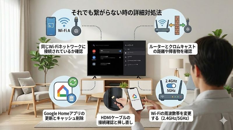 3.それでも繋がらない時の詳細対処法
