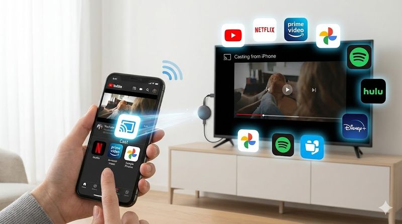 3.対応アプリを使った簡単なキャスト方法