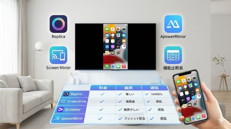 4.画面全体をミラーリングするおすすめアプリ5選