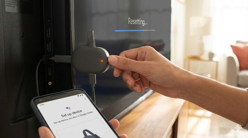 4.クロームキャストを初期化してWi-Fi設定する方法