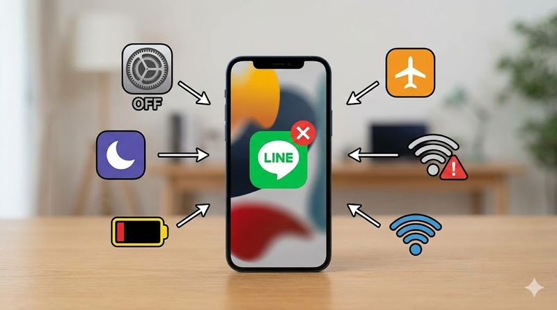 1.iPhoneでLINE通知が来ない主な原因