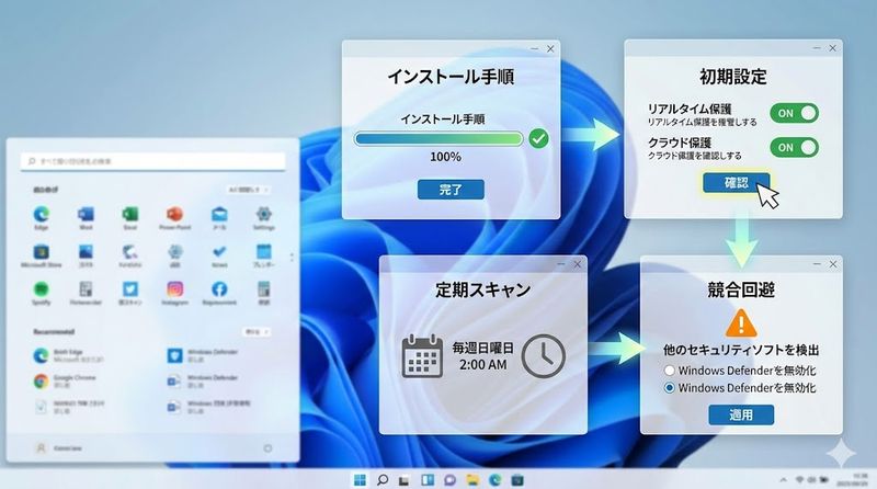 5.無料ウイルス対策ソフトのインストールと設定方法