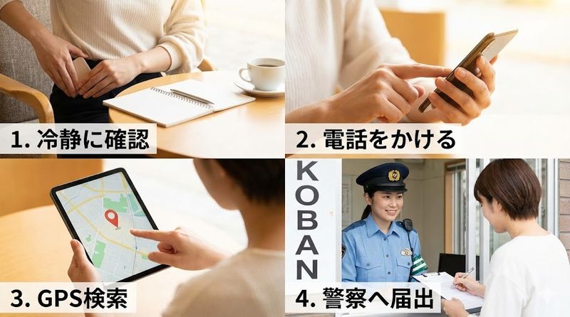 2.スマホ紛失時に即座に取るべき行動