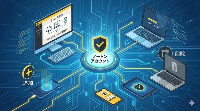 3.複数デバイスでノートン 360 にログインする方法