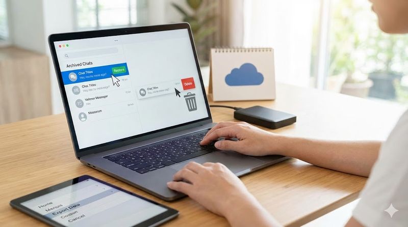 4.アーカイブした会話を復元・管理する方法
