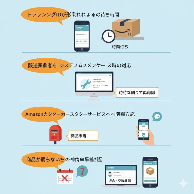 7.トラッキングidで追跡できない時の解決策