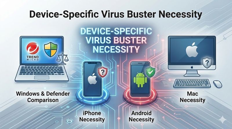 2.デバイス別のウィルスバスター必要性