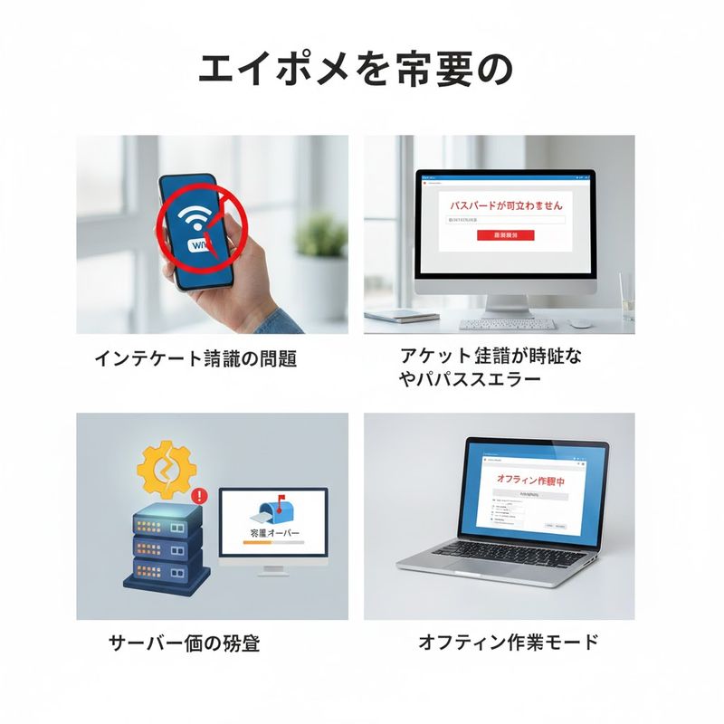 1.アウトルックで受信できない主な原因を理解する