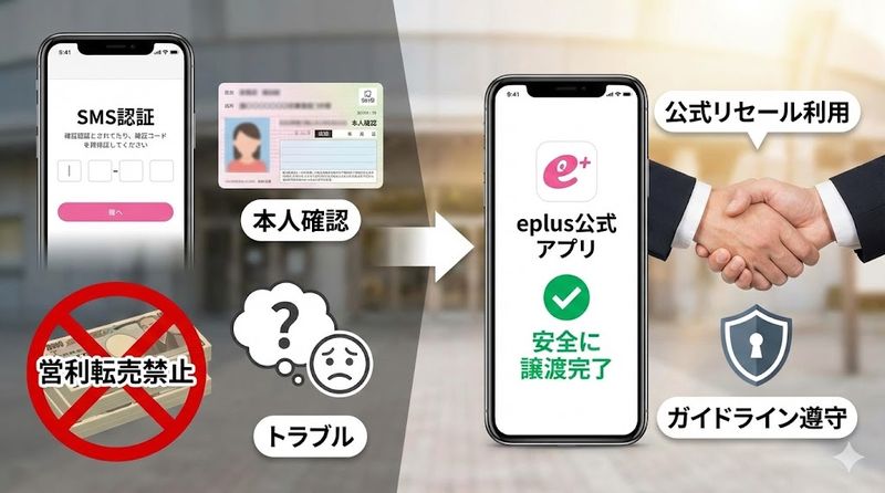 4.eプラスチケット譲渡の注意点とトラブル対策