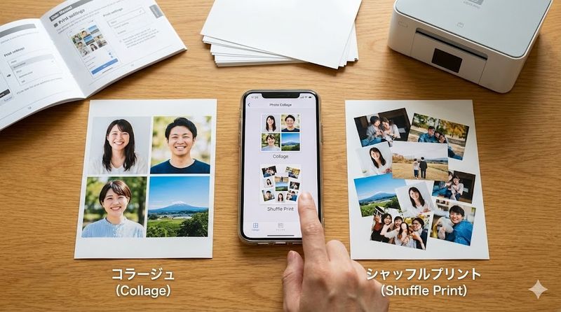 1.複数の写真を一枚に印刷する方法とは