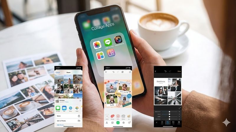 2.スマホアプリで複数写真を一枚にする方法【無料】