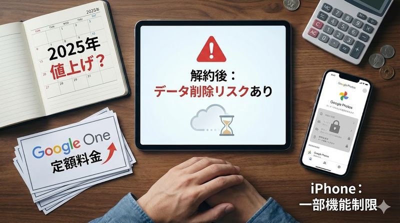 4.グーグルワンのデメリットと注意すべきポイント