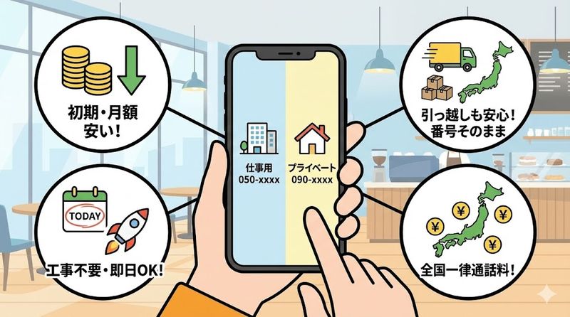 2. 個人が050番号を取得するメリット