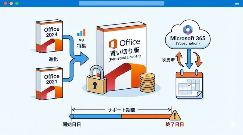 1.マイクロソフト オフィス買い切り版とは？基礎知識