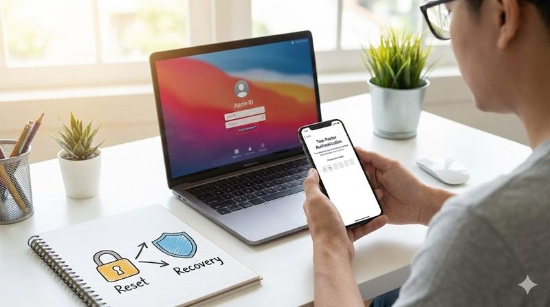 1.アップルアカウントのパスワードを忘れた時の基本対処法