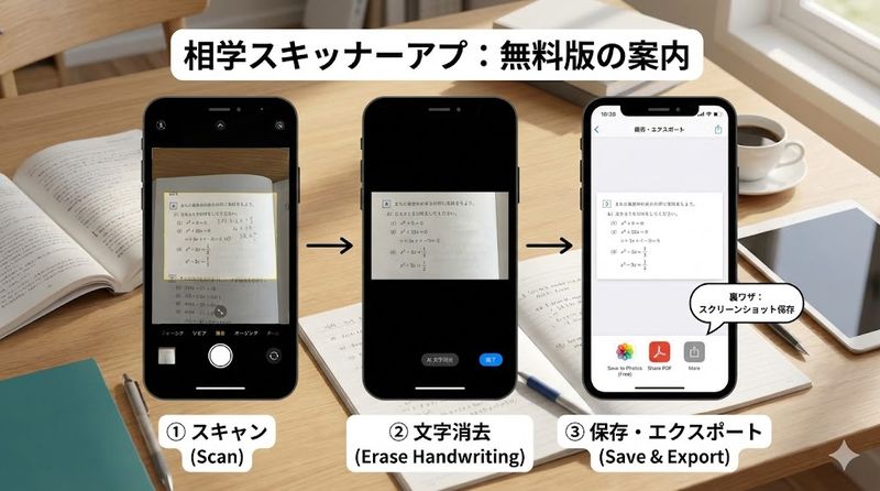 3.宿題スキャナー無料版の使い方を画像付きで解説
