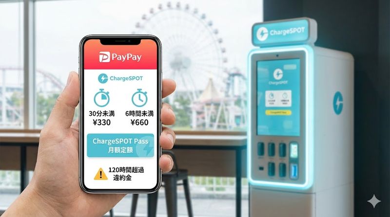 3.チャージスポット ペイペイの料金体系