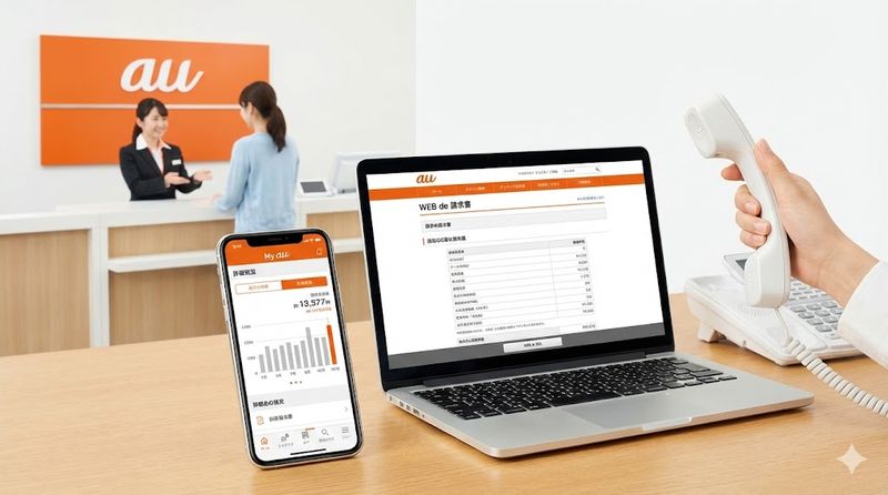 1.auひかりの請求額がおかしいと感じた時の確認方法